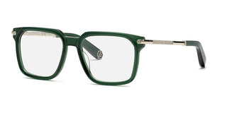 Philipp Plein PURE PLEIN VPP117M unisex Green Squared Eyeglasses