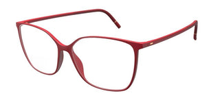 Silhouette PURE WAVE 1612 women Red Geometric Eyeglasses