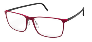 Silhouette PURE WAVE 2955 men Red Geometric Eyeglasses