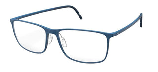 Silhouette PURE WAVE 2955 men Blue Geometric Eyeglasses