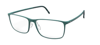 Silhouette PURE WAVE 2955 men Green Geometric Eyeglasses