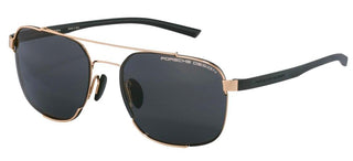 Porsche Design P'8922 men Gold Geometric Sunglasses