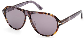 Tom Ford QUINCY FT 1080 men Havana Pilot Sunglasses