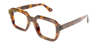 L.G.R RAFFAELLO/O men Havana Geometric Eyeglasses