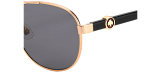 Kate Spade RAGLAN/G/S women Rose gold Pilot Sunglasses