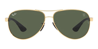 Ray-Ban RB8331M unisex Gold Pilot Sunglasses