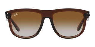 Ray-Ban RBR0501S unisex Brown Geometric Sunglasses