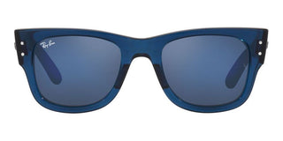 Ray-Ban RB 0840S unisex Blue Squared Sunglasses