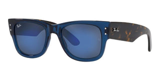 Ray-Ban RB 0840S unisex Blue Squared Sunglasses