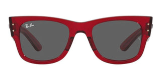 Ray-Ban RB 0840S unisex Red Squared Sunglasses