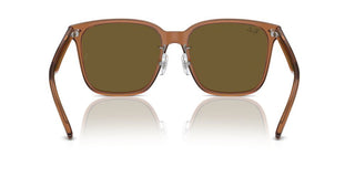 Ray-Ban RB 2206D unisex Brown Squared Sunglasses