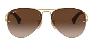 Ray-Ban RB 3449 unisex Gold Pilot Sunglasses