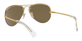 Ray-Ban RB 3449 unisex Gold Pilot Sunglasses