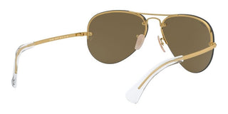 Ray-Ban RB 3449 unisex Gold Pilot Sunglasses