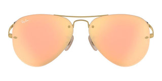 Ray-Ban RB 3449 unisex Gold Pilot Sunglasses