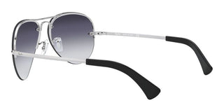 Ray-Ban RB 3449 unisex Silver Pilot Sunglasses