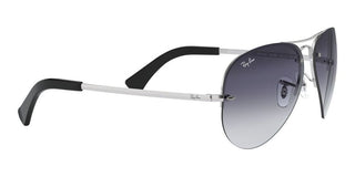 Ray-Ban RB 3449 unisex Silver Pilot Sunglasses