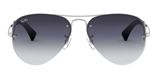 Ray-Ban RB 3449 unisex Silver Pilot Sunglasses