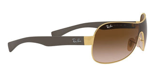 Ray-Ban RB 3471 unisex Gold Shield Sunglasses