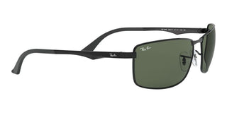 Ray-Ban RB 3498 unisex Black Geometric Sunglasses