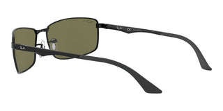 Ray-Ban RB 3498 unisex Black Geometric Sunglasses