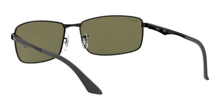 Ray-Ban RB 3498 unisex Black Geometric Sunglasses