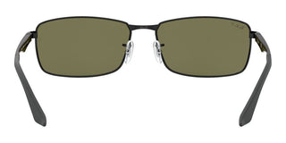 Ray-Ban RB 3498 unisex Black Geometric Sunglasses