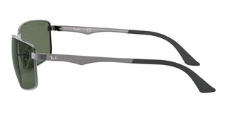 Ray-Ban RB 3498 unisex Ruthenium Geometric Sunglasses