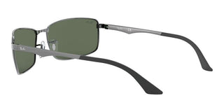 Ray-Ban RB 3498 unisex Ruthenium Geometric Sunglasses