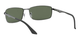 Ray-Ban RB 3498 unisex Ruthenium Geometric Sunglasses