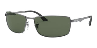 Ray-Ban RB 3498 unisex Ruthenium Geometric Sunglasses