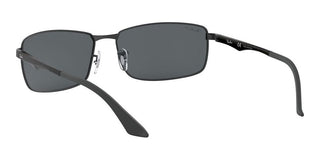 Ray-Ban RB 3498 unisex Black Geometric Sunglasses