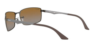 Ray-Ban RB 3498 unisex Ruthenium Geometric Sunglasses