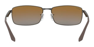 Ray-Ban RB 3498 unisex Ruthenium Geometric Sunglasses