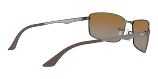 Ray-Ban RB 3498 unisex Ruthenium Geometric Sunglasses