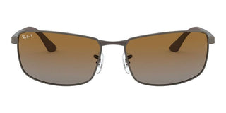 Ray-Ban RB 3498 unisex Ruthenium Geometric Sunglasses