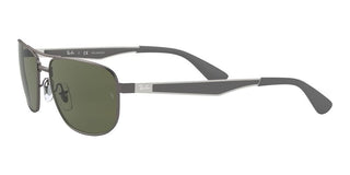 Ray-Ban RB 3528 unisex Ruthenium Geometric Sunglasses