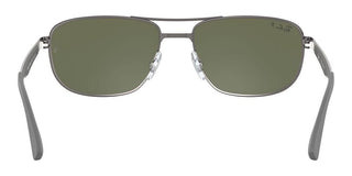 Ray-Ban RB 3528 unisex Ruthenium Geometric Sunglasses