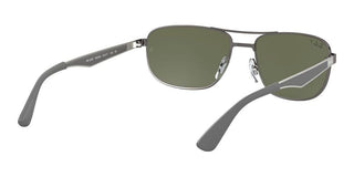 Ray-Ban RB 3528 unisex Ruthenium Geometric Sunglasses