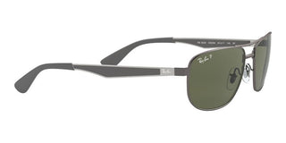 Ray-Ban RB 3528 unisex Ruthenium Geometric Sunglasses