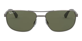 Ray-Ban RB 3528 unisex Ruthenium Geometric Sunglasses