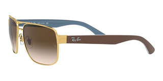 Ray-Ban RB 3530 unisex Gold Geometric Sunglasses