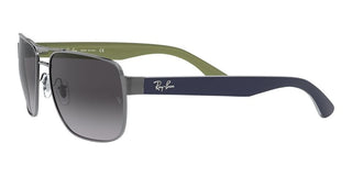 Ray-Ban RB 3530 unisex Ruthenium Geometric Sunglasses