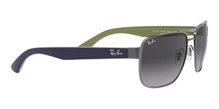 Ray-Ban RB 3530 unisex Ruthenium Geometric Sunglasses