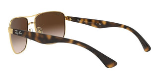 Ray-Ban RB 3533 unisex Gold Geometric Sunglasses