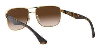 Ray-Ban RB 3533 unisex Gold Geometric Sunglasses