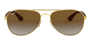 Ray-Ban RB 3549 men Gold Pilot Sunglasses