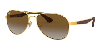 Ray-Ban RB 3549 men Gold Pilot Sunglasses