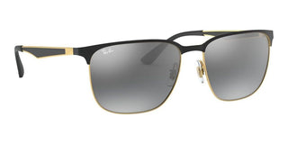 Ray-Ban RB 3569 unisex Black Geometric Sunglasses