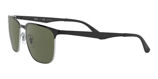 Ray-Ban RB 3569 unisex Black Geometric Sunglasses